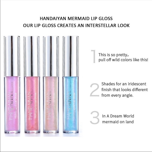 3/$25 NEW #03 Purple Iridescent Sheer Lip Gloss - Picture 3 of 6